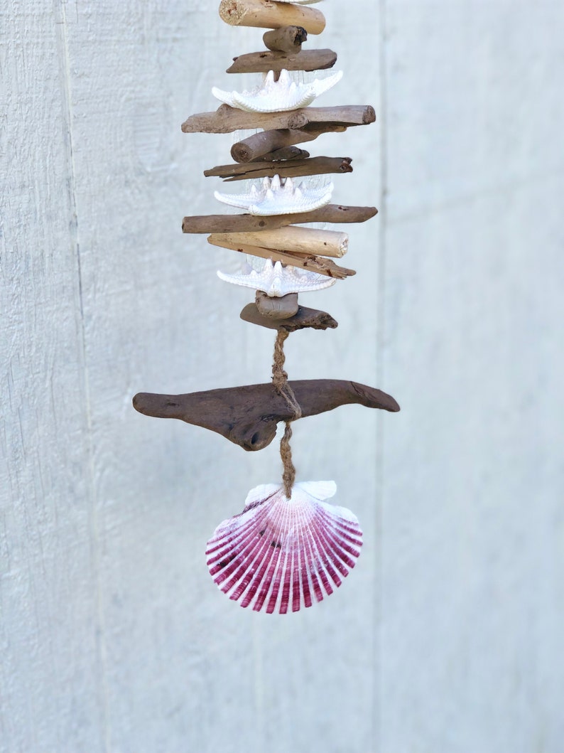 Beach Hanging Decor Driftwood Beach Decor Beach Decor Etsy