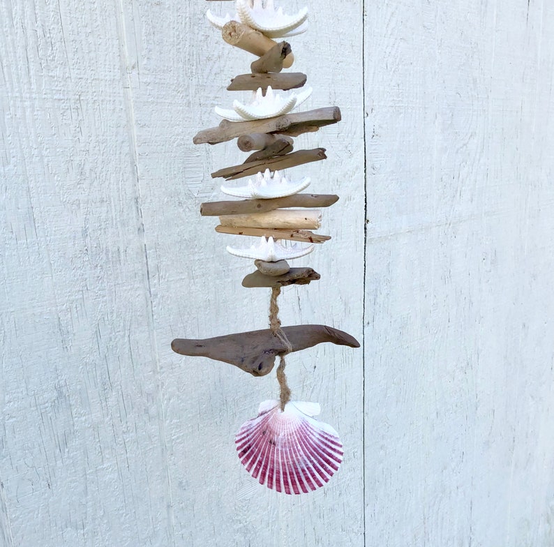 Beach Hanging Decor Driftwood Beach Decor Beach Decor Etsy