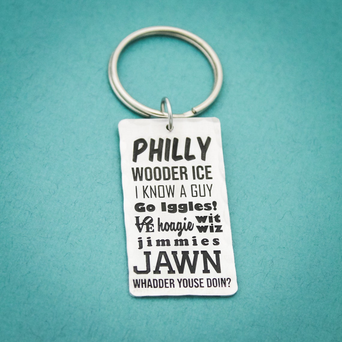 Philly Keychain Philadelphia Jawn Keychain Philly Slang Key Etsy