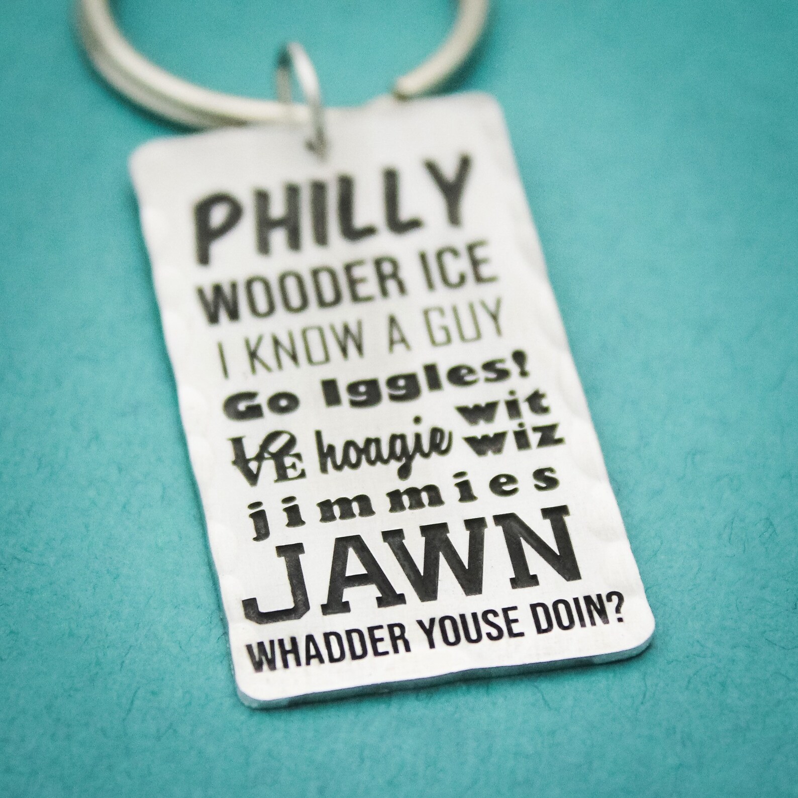 Philly Keychain Philadelphia Jawn Keychain Philly Slang Key Etsy