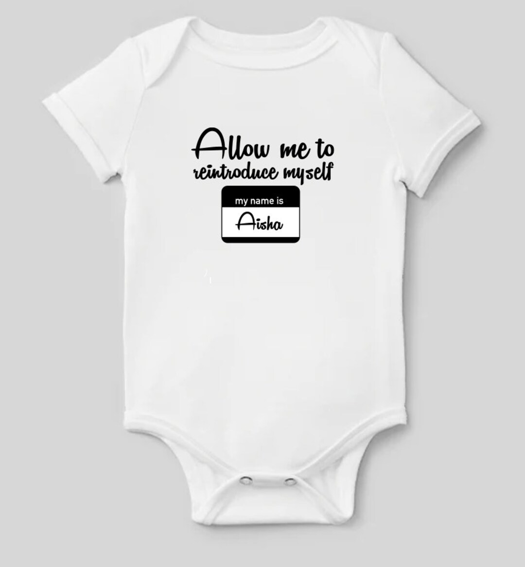 Jay Z Allow Me To Reintroduce Myself Hip Hop Baby Onesie Jay Z Allow Me to Reintroduce Myself Baby Shower