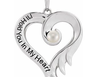 Pearl - I'll Hold You In My Heart Pendant/Charm