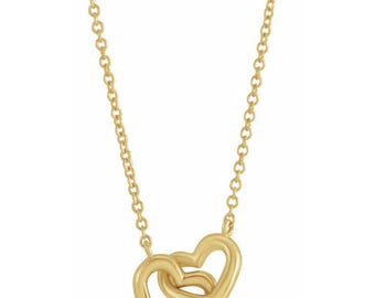 Interlocking Hearts Necklace