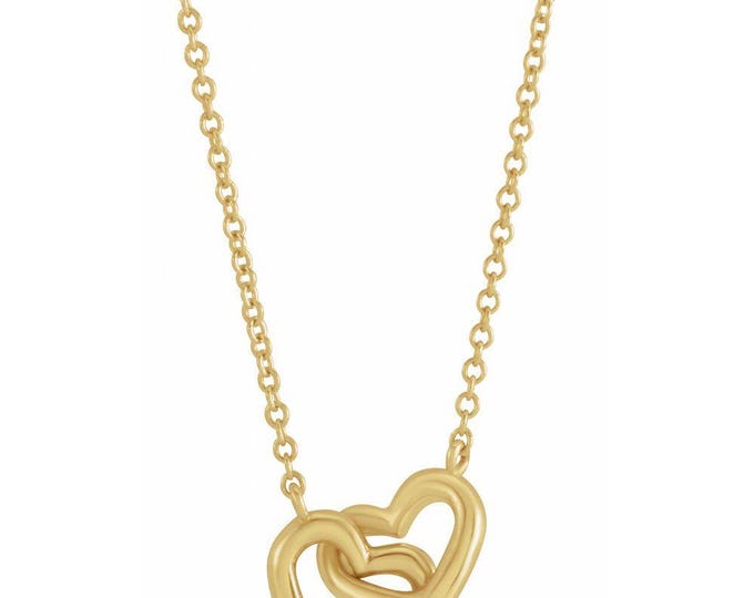 Interlocking Hearts Necklace