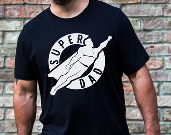 T-shirt super papa, cadeau de fête des pères
