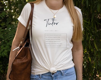 CC Tutor Definition Jersey Short Sleeve Tee, Classical Conversations Tutor