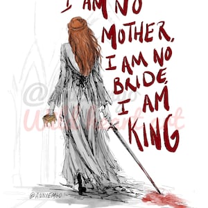 Florence Welch “King” 5x7 Song Illustration Print