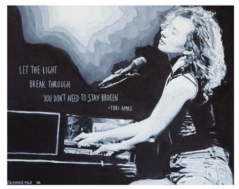 Tori Amos Print - Addition of Light Divided