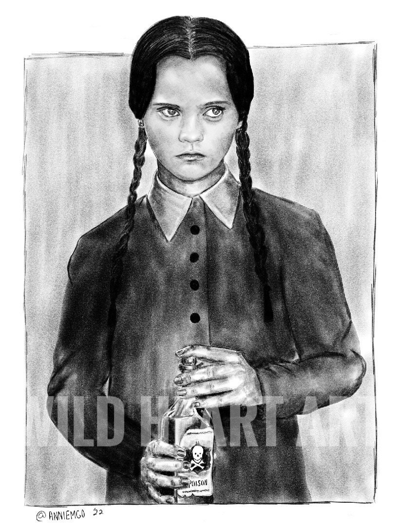 Wednesday Original Print - Etsy