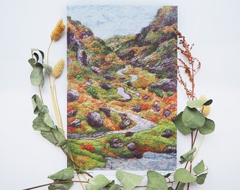 Gap of Dunloe - Print of Needle Felted Original