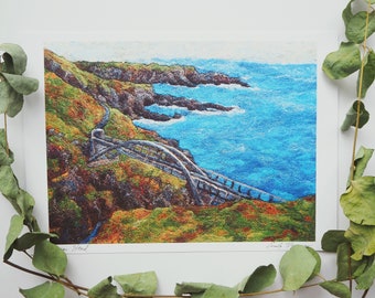 Mizen Head - Print of Needle Felted Original