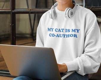 Cat Author Shirt | Etsy