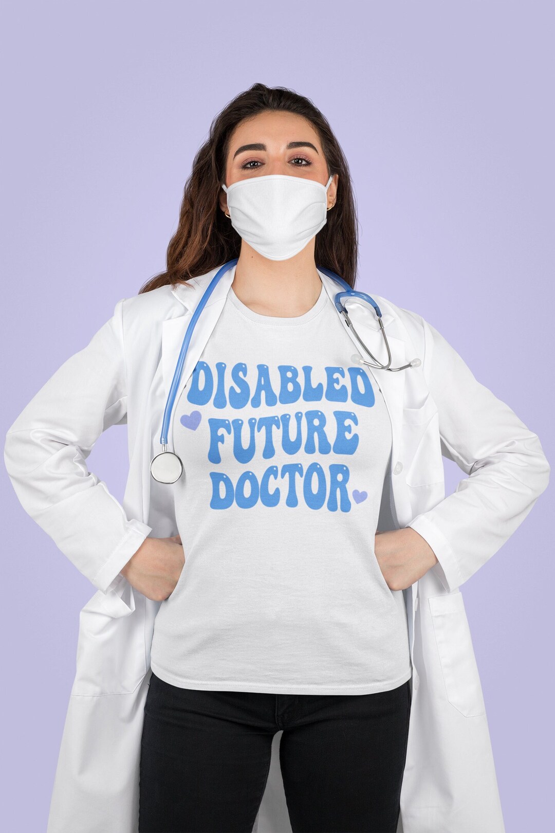Disabled Future Doctor Shirt, Disability Awareness Tee Shirt Gift for