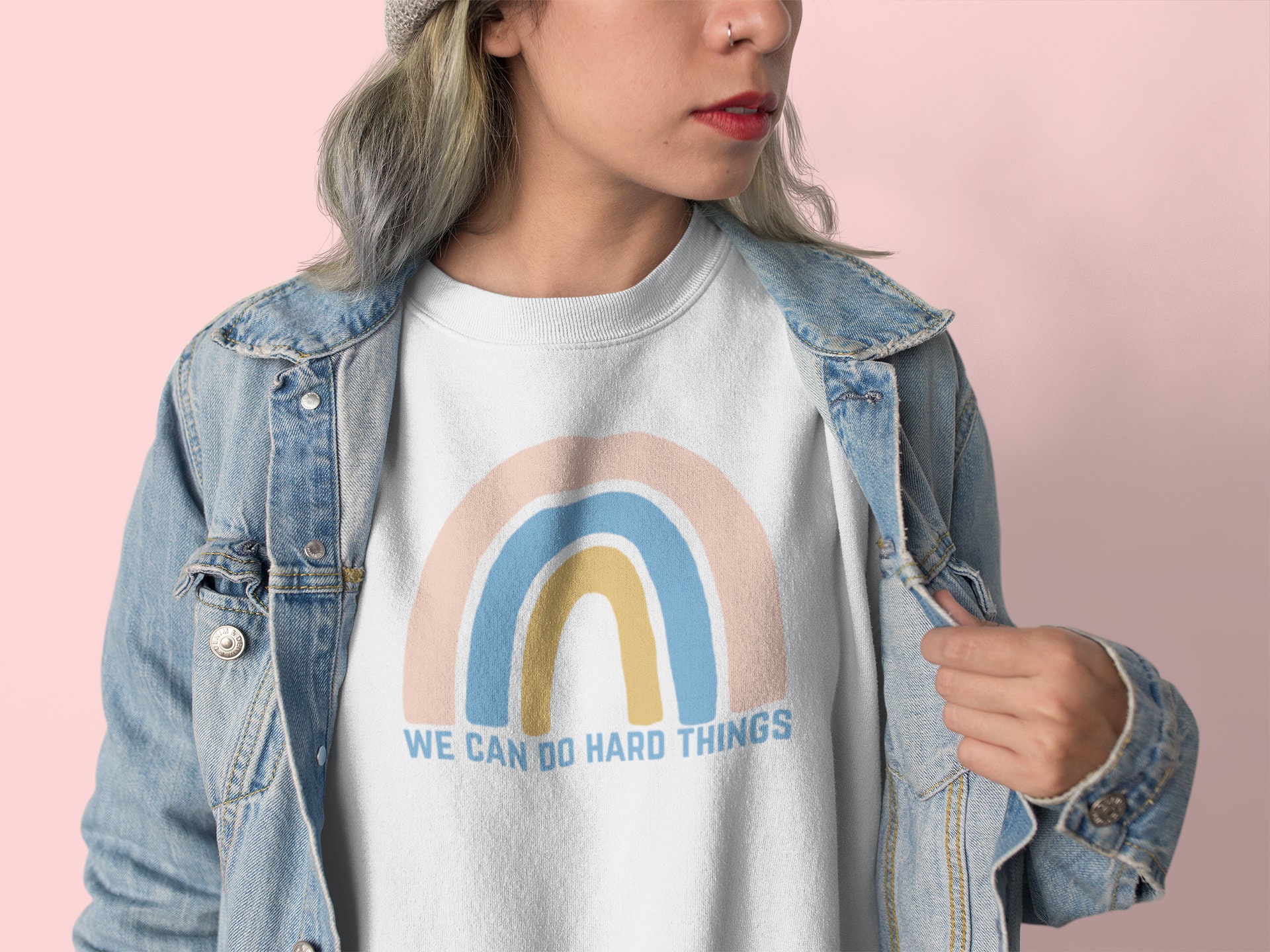 We can do hard things sweatshirt hotsell
