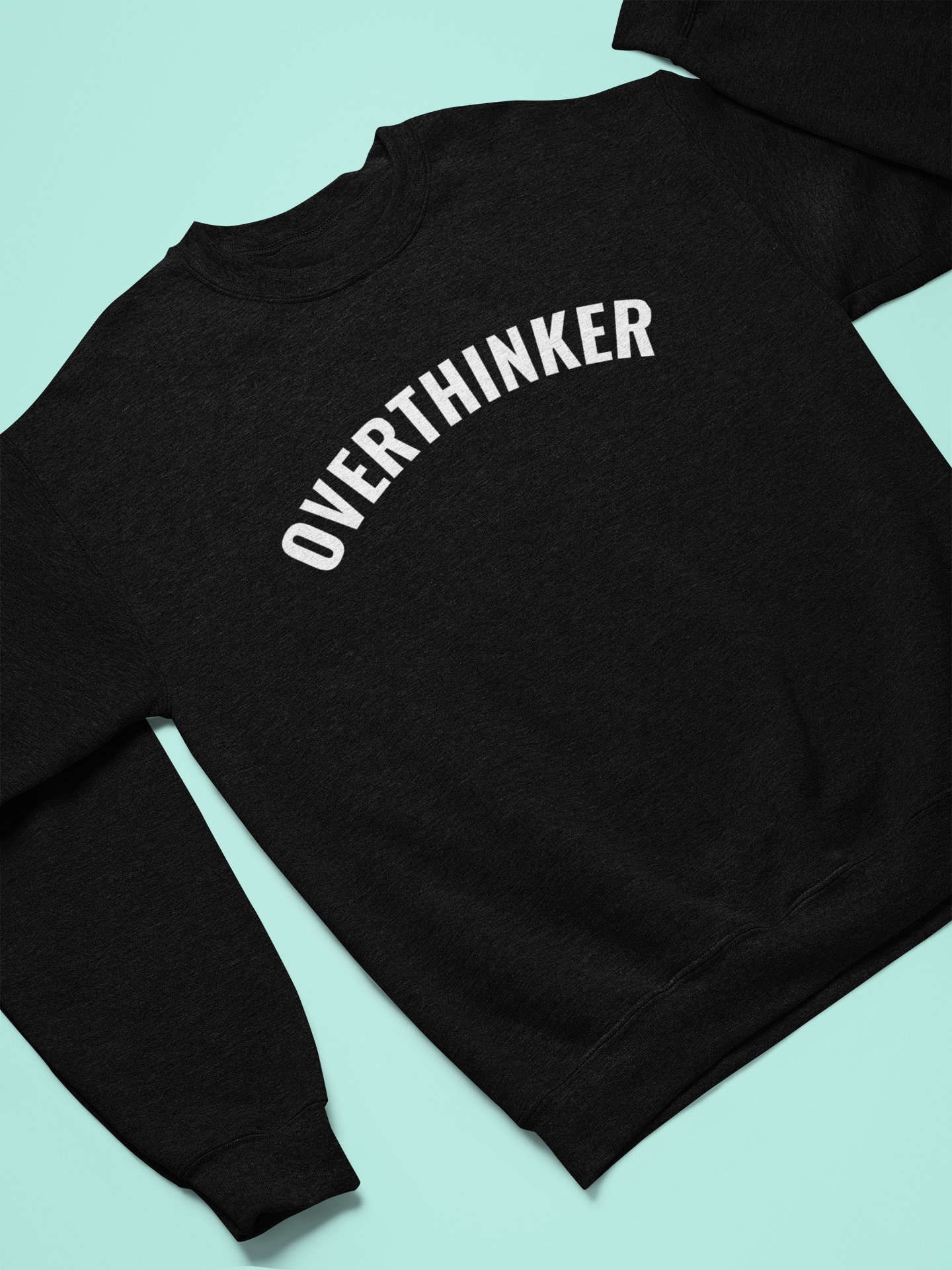 Overthinker Sweatshirt Funny Crewneck Sweatshirt Gift Etsy