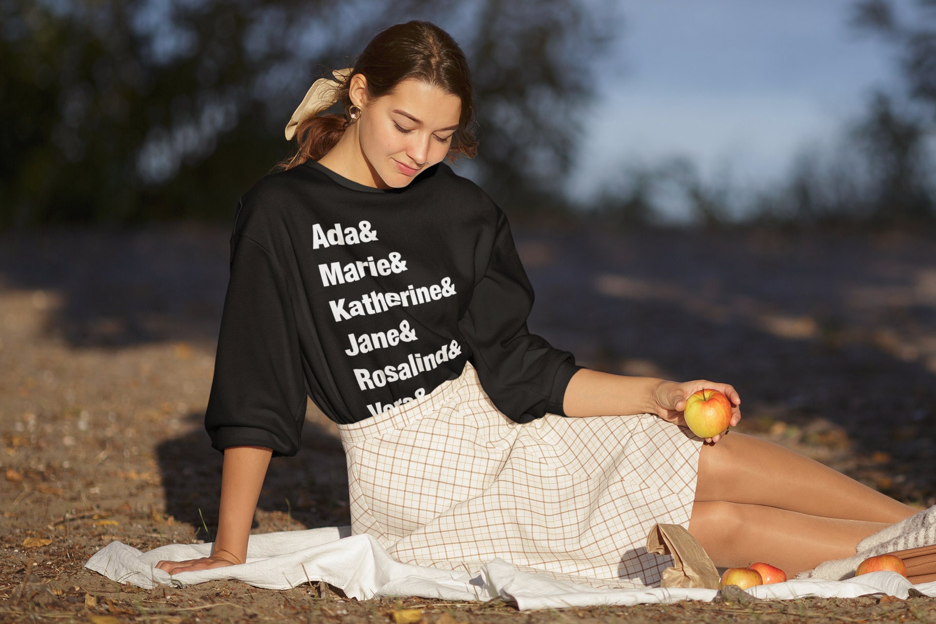 Women in Science Crewneck Sweatshirt List Ada Marie Female - Etsy Hong Kong