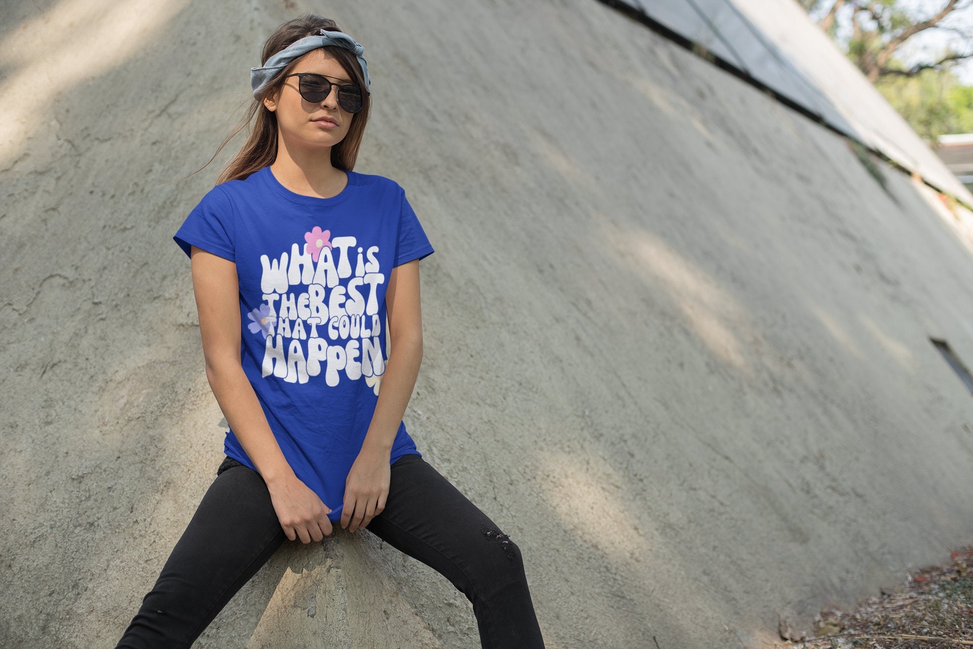 Anxiety Shirt Mental Health Tee, Affirmations What is the Best that could Happen Teacher Shirt Therapist Outfit, Lucky Girl Syndrome Shirt