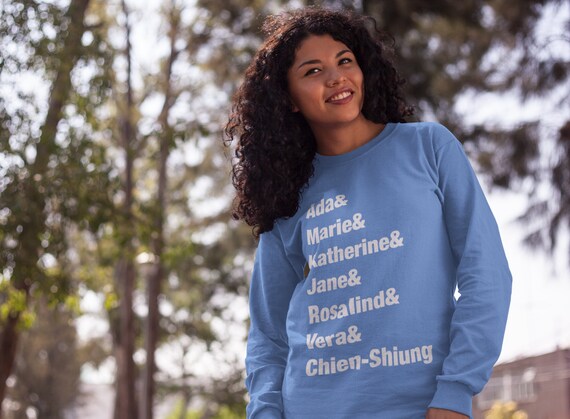 Women in Science Crewneck Sweatshirt List Ada Marie Female - Etsy Hong Kong