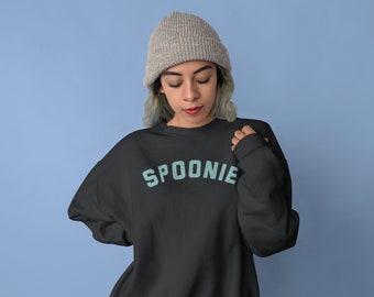 Spoonie Crewneck Sweatshirt - Chronic Illness Shirt - Spoon Theory Tee - Spoonie Gift - Pullover Sweater EDS Migraines Depression