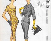 Vintage 1950s McCall 39 s Sewing Pattern 4831- Misses 39 Sheath Dress and Jacket size 12 bust 32 uncut FF