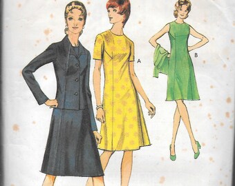 Style 3563- Women's Dress and Jacket size 42 bust 46 uncut