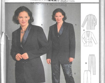Burda Sewing Pattern 2576 - Misses' Pant Suit  sizes 18 to 28 uncut FF