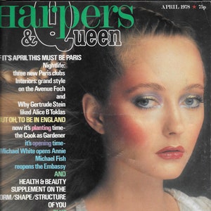 Harper&#39;s & Queen Magazine- April 1978, magazine in very good condition