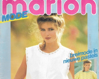 Marion Mode Sewing Magazine- March 1988 complete with uncut patterns in Dutch