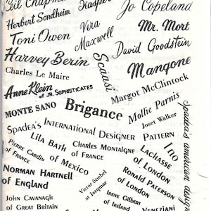 1950s Spadea Patterns catalog book 14, vintage