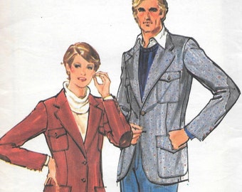 Vintage 1970s Butterick Sewing Pattern 5645- Misses' Jacket size 14 uncut