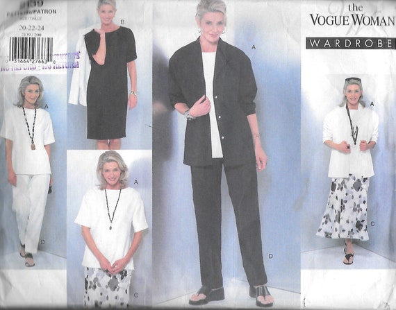 Vogue the Vogue Woman Wardrobe Sewing Pattern 2139 - Etsy