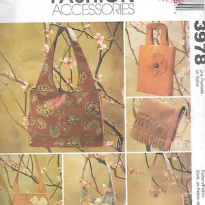 McCall&#39;s Sewing Pattern 3978 - Handbags uncut FF