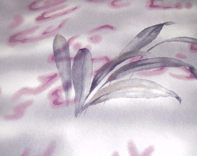 100% Polyester Microfiber Fabric Beautiful Print With Shades of Pink
