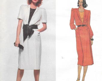 Vogue 2304 - Christian Dior Misses' Dress and T-shirt size 10 bust 32 1/2" uncut FF,  Vogue Paris Original, 1970s Vintage sewing pattern