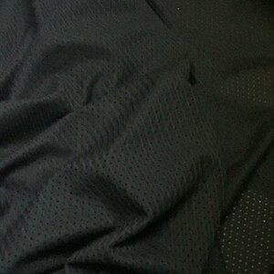 Sports Mesh Fabric in Dark Navy color by the yard