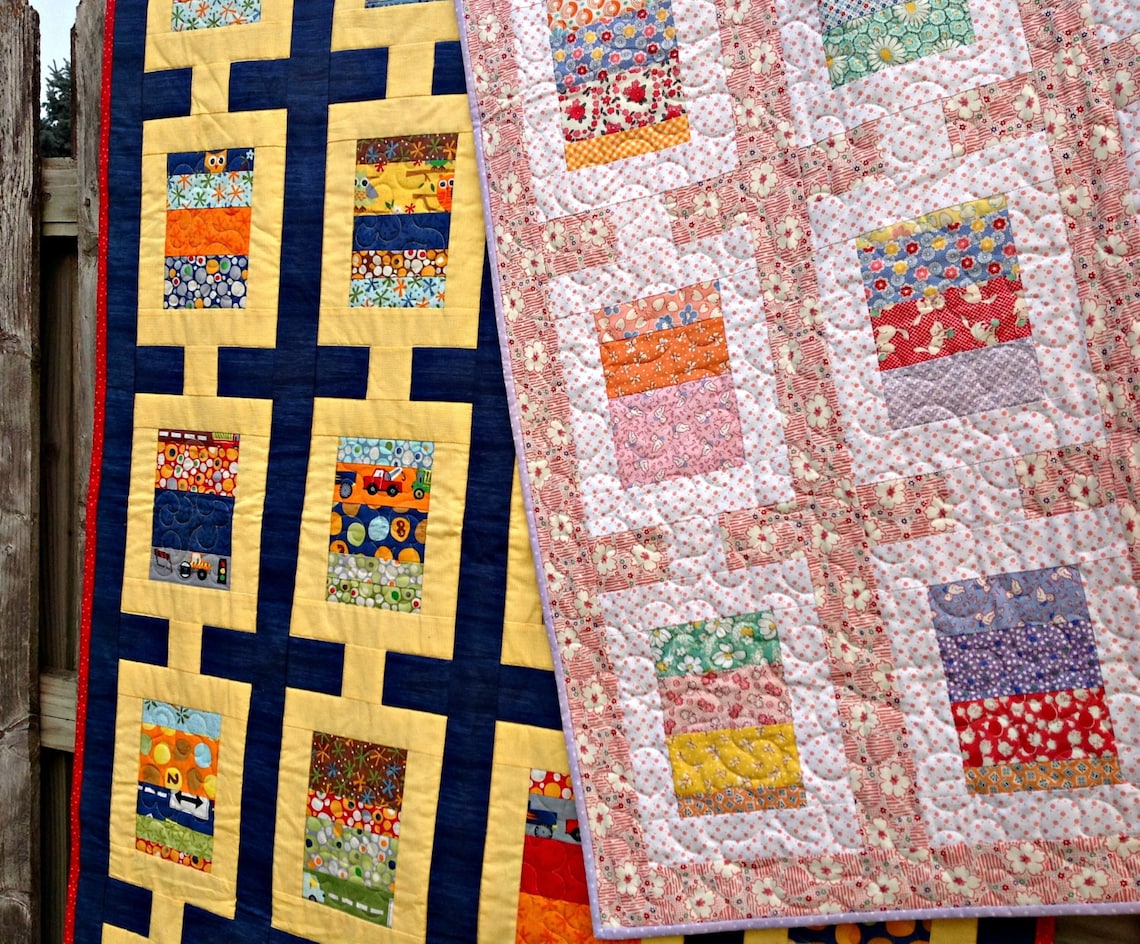 Flip A Coin Quilt Pattern for use with Charm Pack 5 Etsy