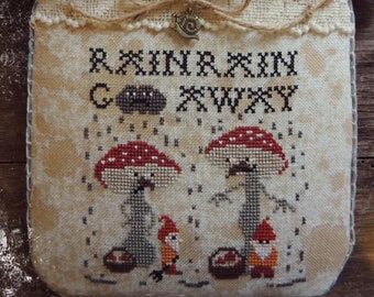 Rain Rain Go Away - PDF Cross Stitch Pattern