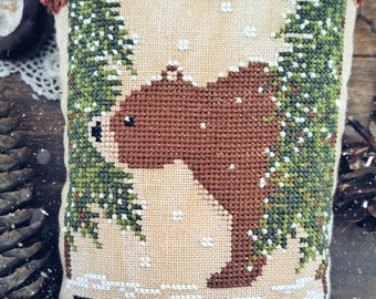 Bear (Christmas Tree Ornament)- PDF Cross Stitch Pattern