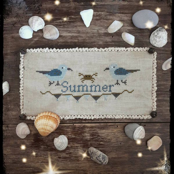 Summer Seagulls - PDF Cross Stitch Pattern