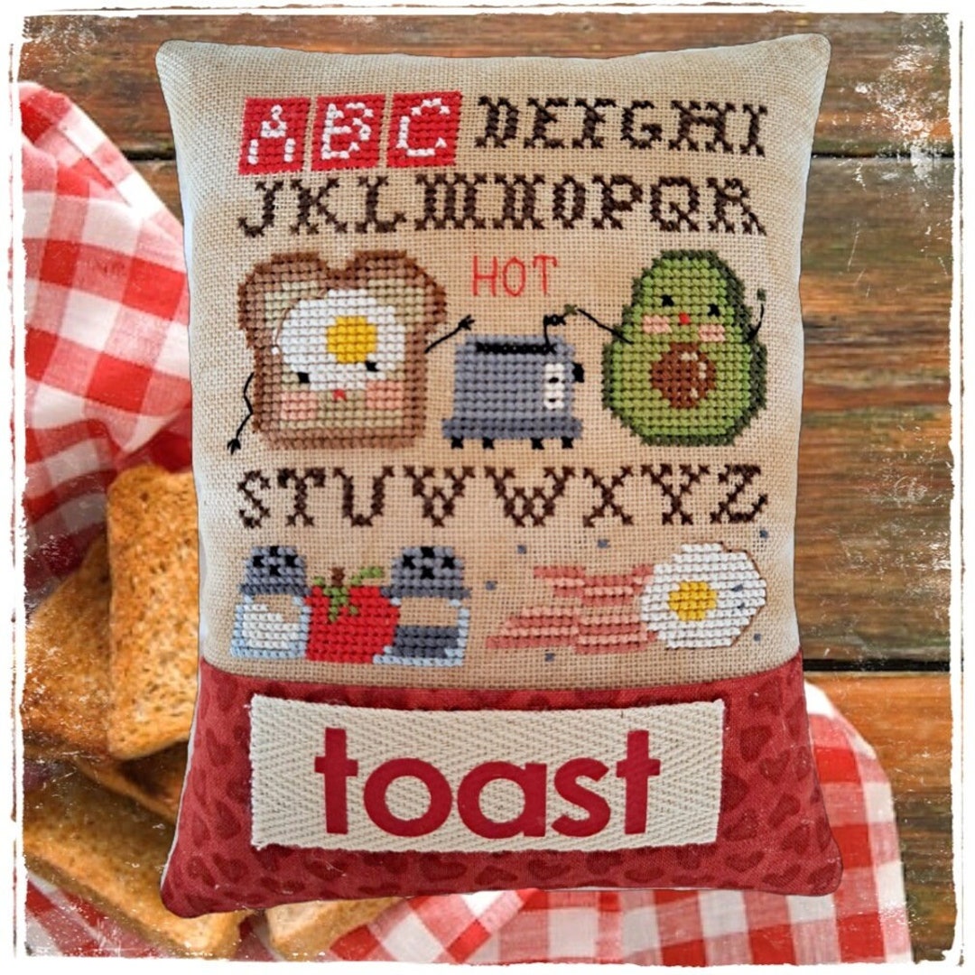 ABC of Toast- PDF Cross Stitch Pattern - Etsy