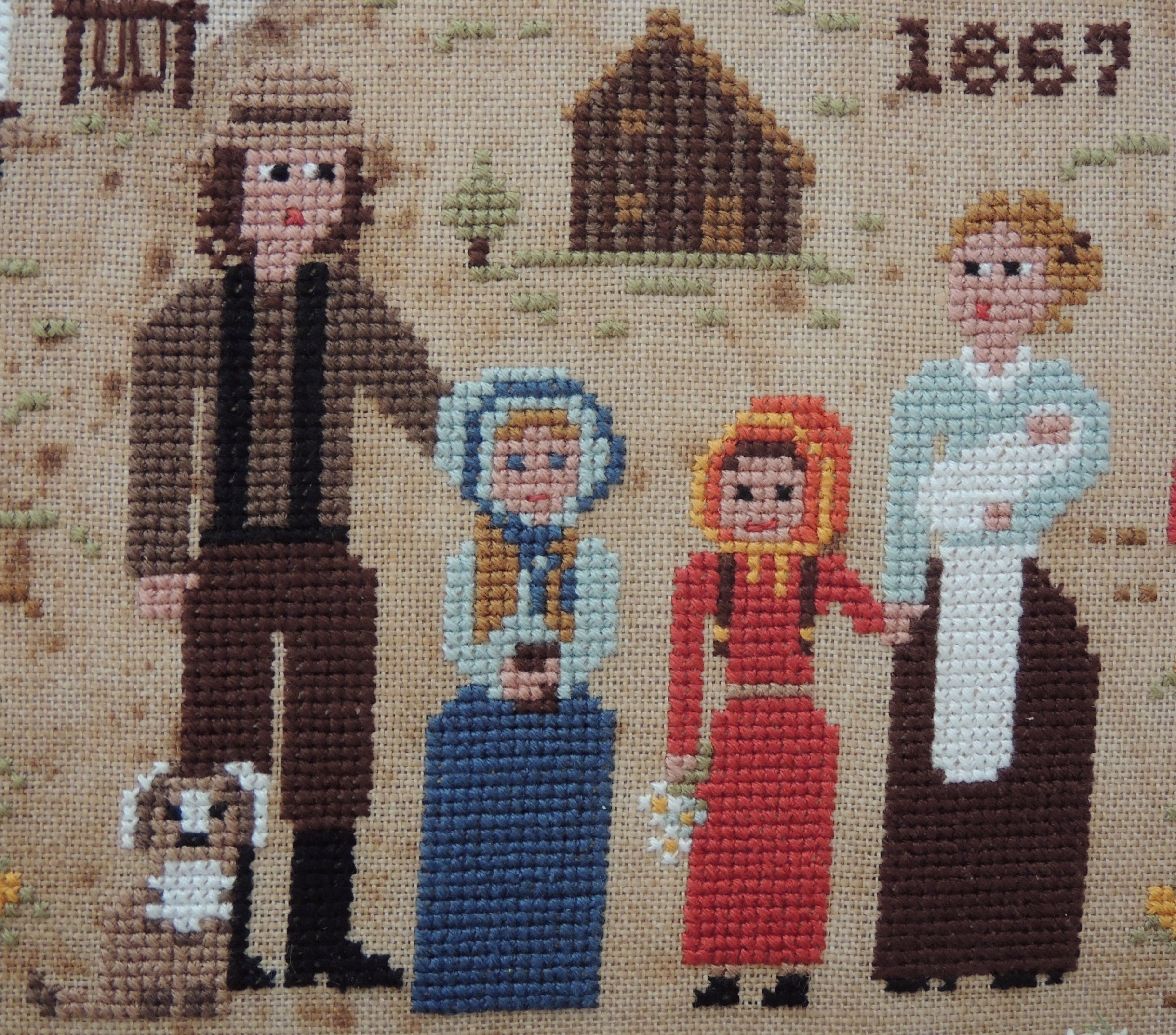 Little House Pattern Little House - PDF Cross Stitch Pattern - Etsy