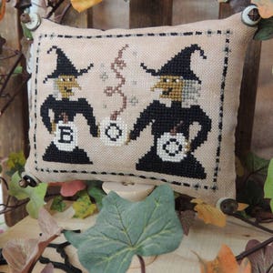 Witch Sisters PDF Cross Stitch Pattern image 3