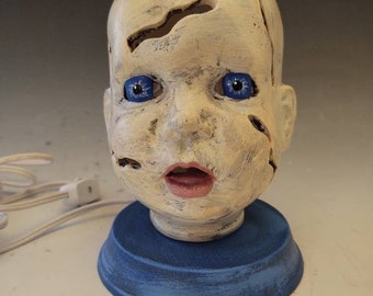 baby head night light