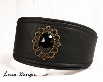 Greyhound collar dog collar many dog breeds rivets greyhound lurcher galgo saluki sloughi whippet