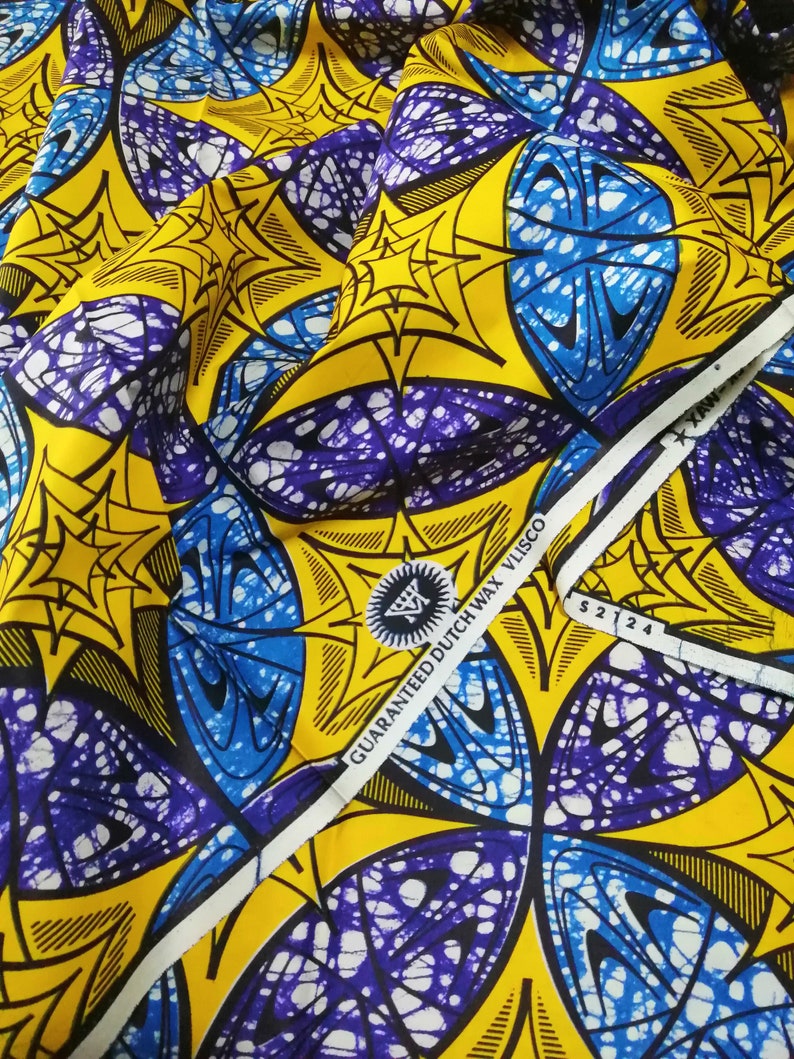 WHOLE 6 YARDS Vlisco Super Wax Print Hollandais Original Etsy
