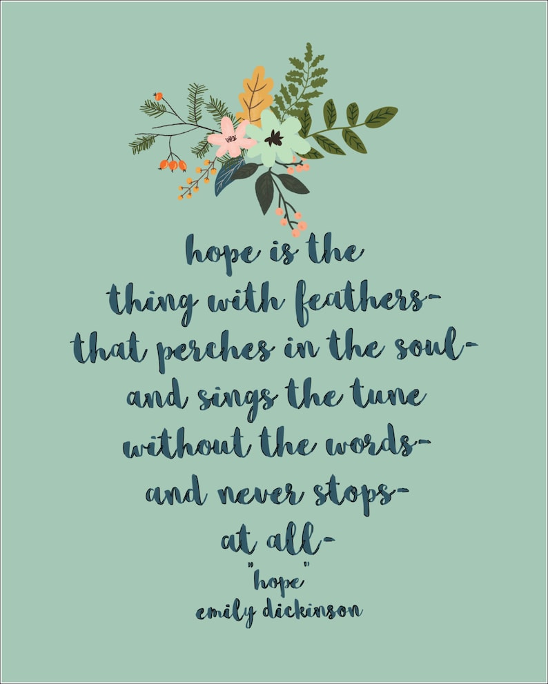 hope poem by emily dickinson