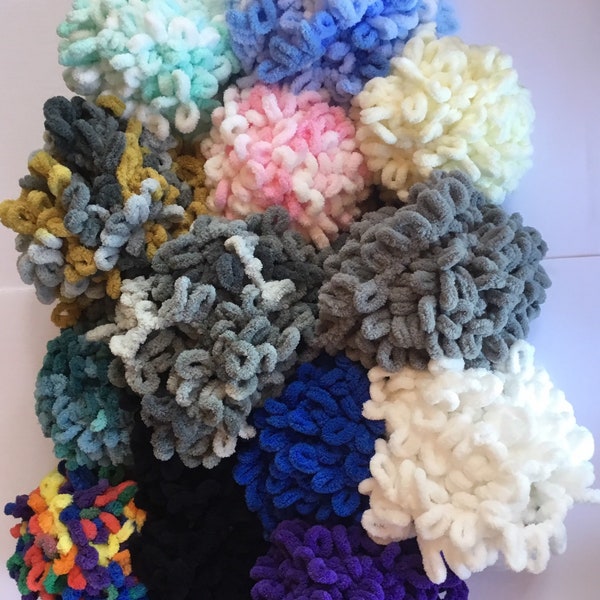 Bernat Alize Blanket-EZ 180g/6.4oz puffy blanket yarn/finger crochet/rug making/childrens crafts Variety of colours, SALE Large Skeins