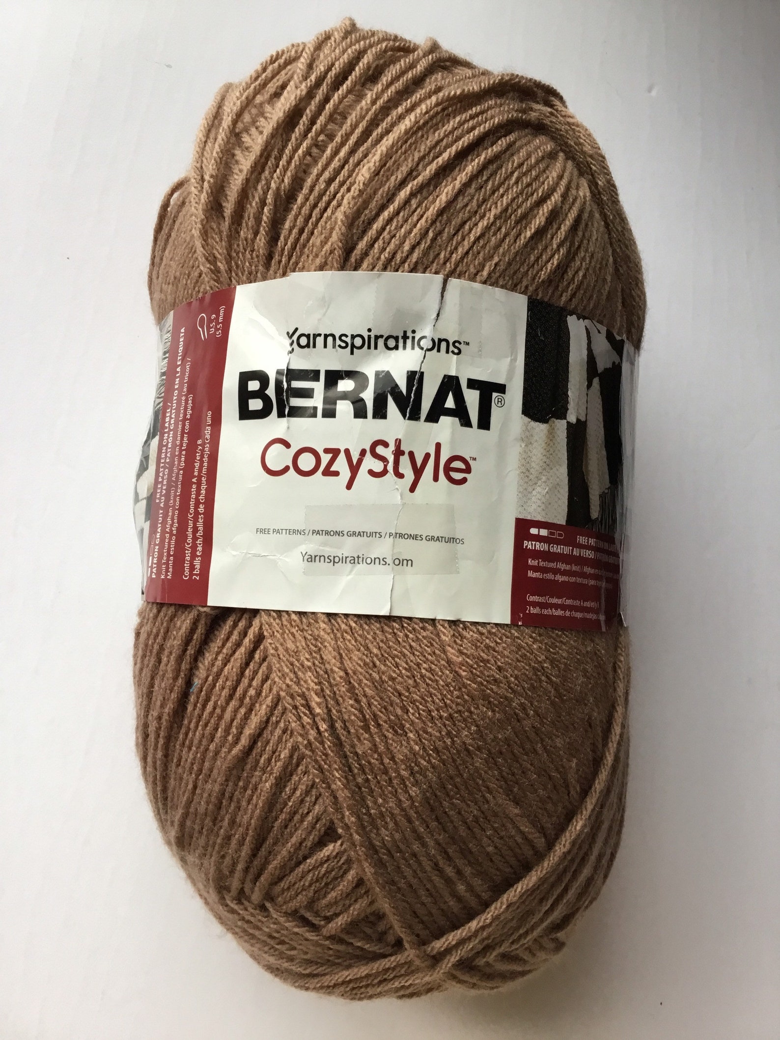 Bernat Cozystyle Acrylic Worsted Weight yarn 16oz/454g-Light | Etsy