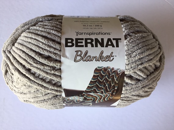 Bernat Pale Grey Blanket Yarn (6 - Super Bulky), Free Shipping at