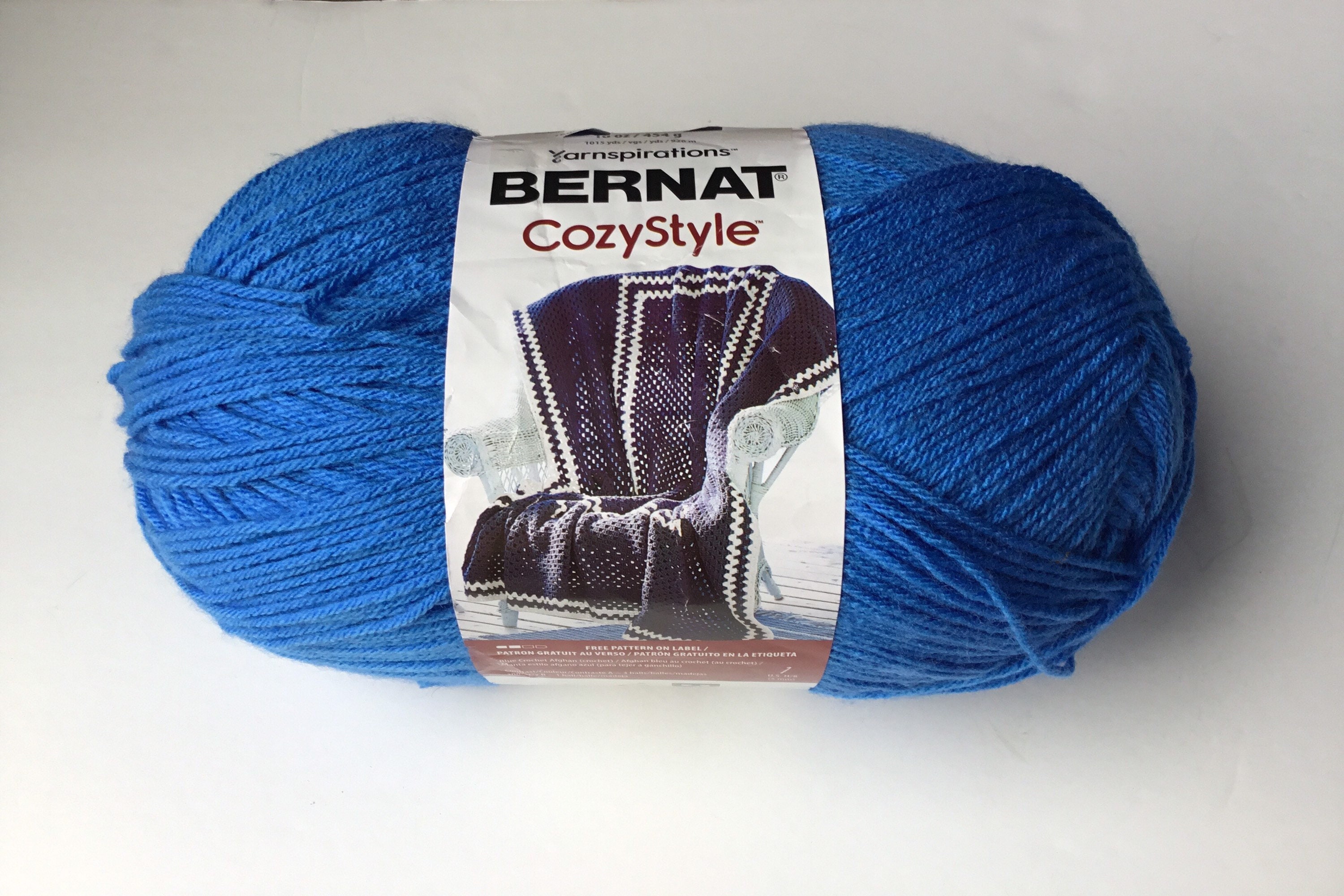 Bernat Cozystyle Acrylic Worsted Weight yarn 16oz/454g-Bright | Etsy